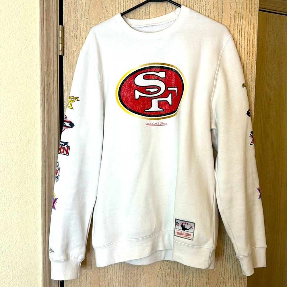 49ers championship pullover sweater
